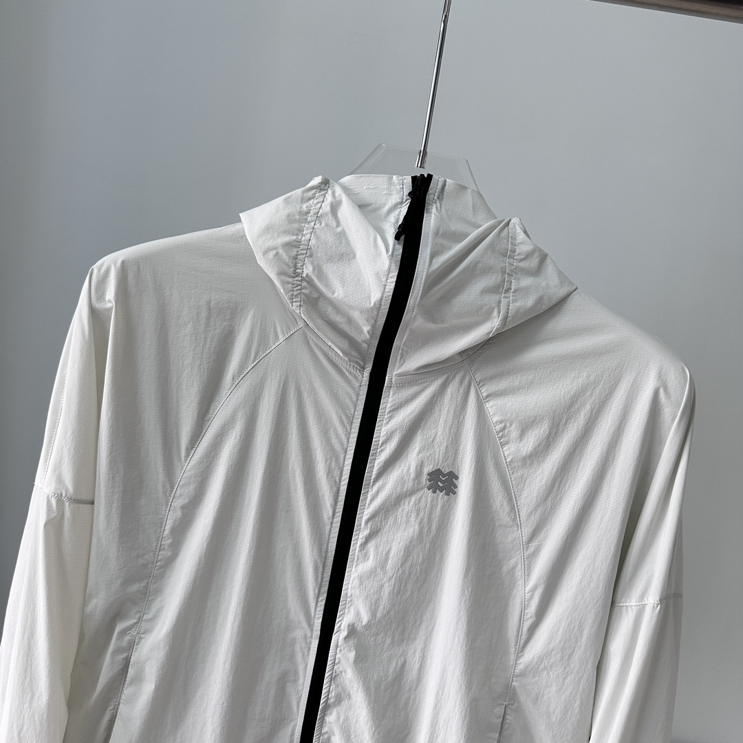 OLON |可隆 女士防嗮衣/连帽皮肤衣 白色 黑色-Chinese UA Cheap High Quatity Brand Clothes Bags handbags Sneakers wholesale wholesaler seller from China Factory suppliers Fashion Clothing Shoes best Quality Beautiful Price OLON |可隆 女士防嗮衣/连帽皮肤衣 白色 黑色