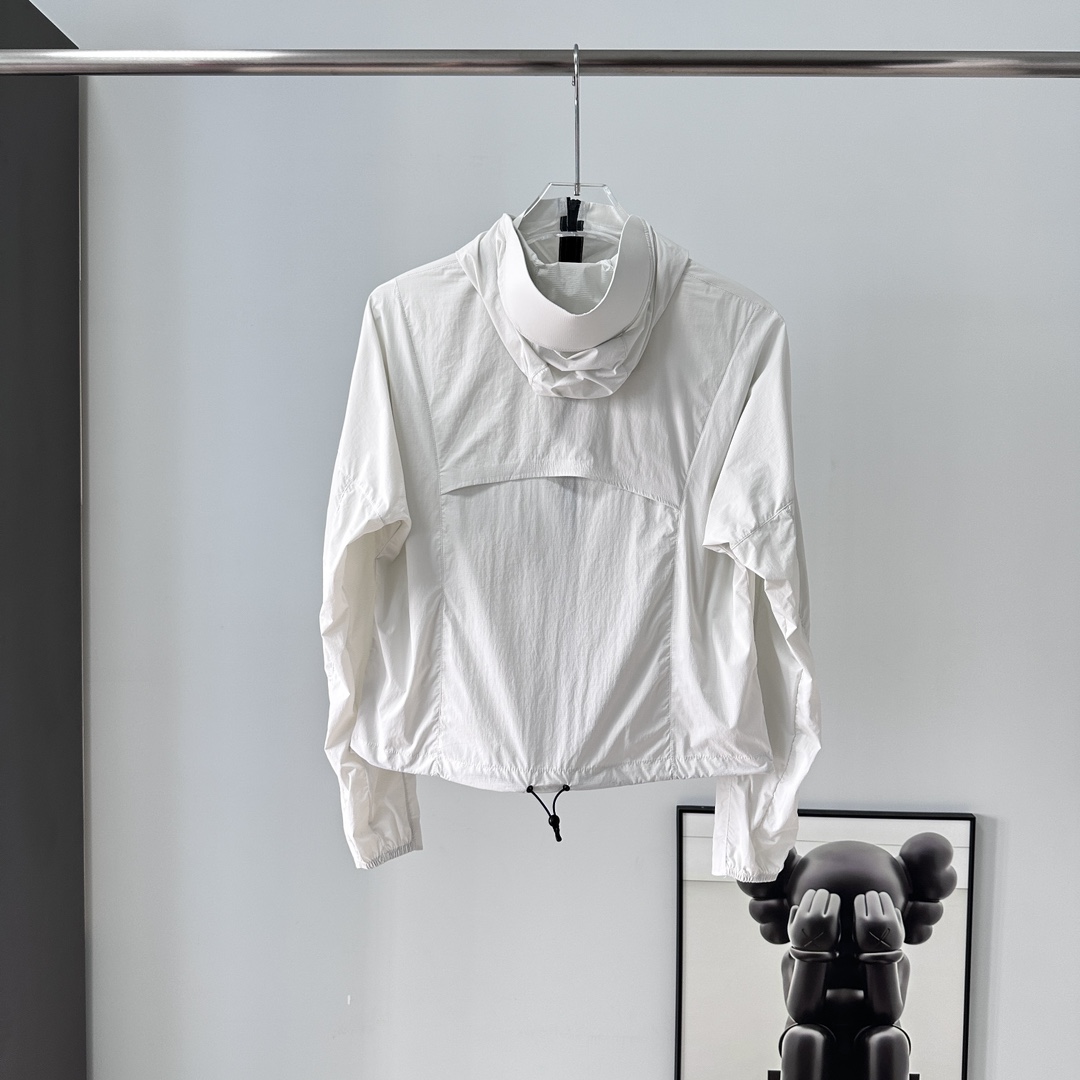 OLON |可隆 女士防嗮衣/连帽皮肤衣 白色 黑色-Chinese UA Cheap High Quatity Brand Clothes Bags handbags Sneakers wholesale wholesaler seller from China Factory suppliers Fashion Clothing Shoes best Quality Beautiful Price OLON |可隆 女士防嗮衣/连帽皮肤衣 白色 黑色