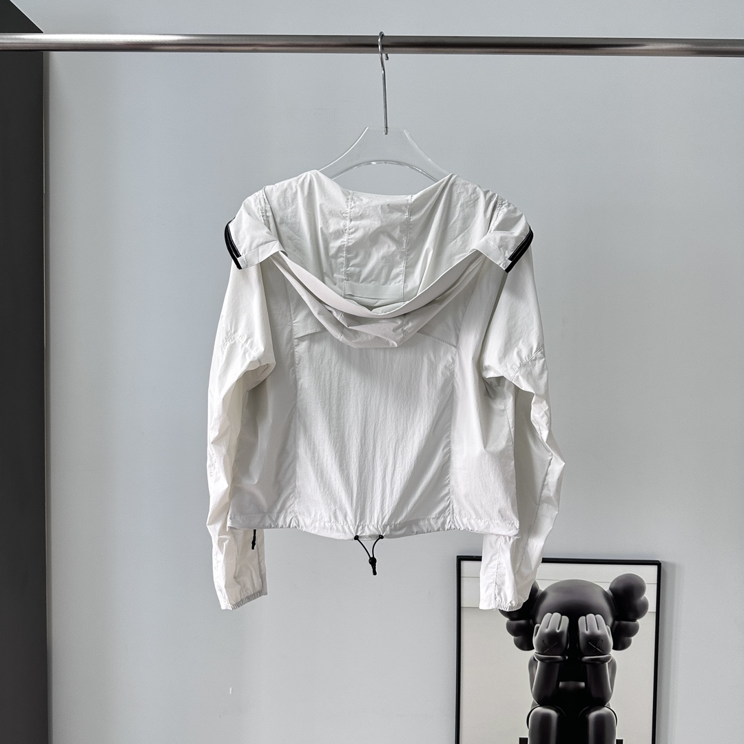 OLON |可隆 女士防嗮衣/连帽皮肤衣 白色 黑色-Chinese UA Cheap High Quatity Brand Clothes Bags handbags Sneakers wholesale wholesaler seller from China Factory suppliers Fashion Clothing Shoes best Quality Beautiful Price OLON |可隆 女士防嗮衣/连帽皮肤衣 白色 黑色