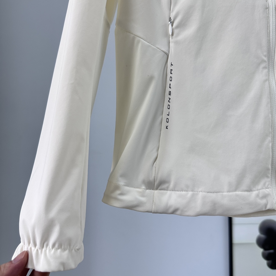 可隆｜KOLON SPORT HIKE系列弹力针织连帽印花