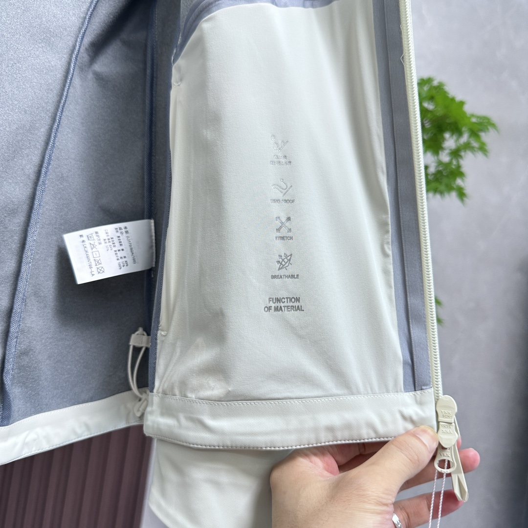 KO LON｜可隆｜SPORT HIK系列｜防风防泼水舒适保暖连帽软壳夹克女款 浅紫色 象牙白