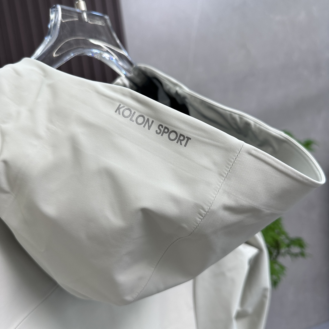 KO LON｜可隆｜SPORT HIK系列｜防风防泼水舒适保暖连帽软壳夹克女款 浅紫色 象牙白