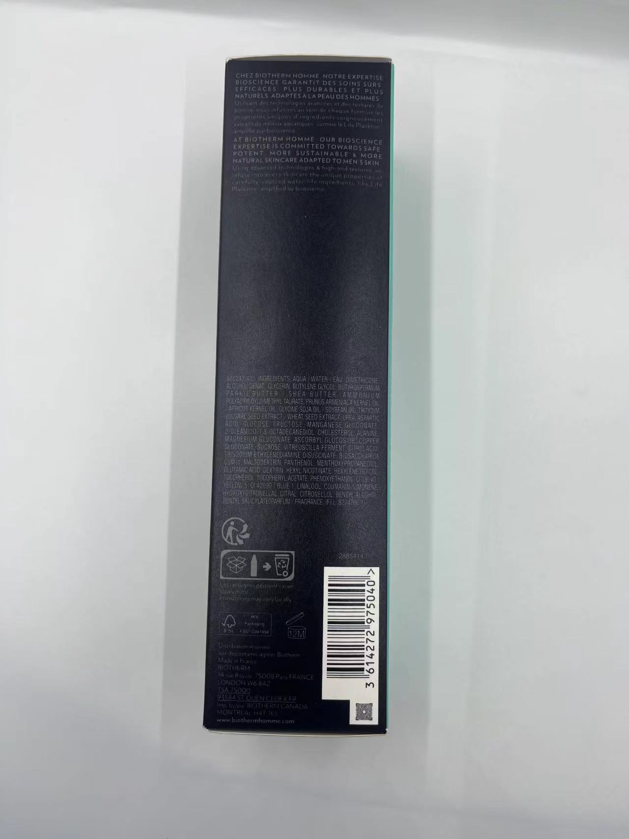Loción de Biotherm 100ml Código: 40Y909