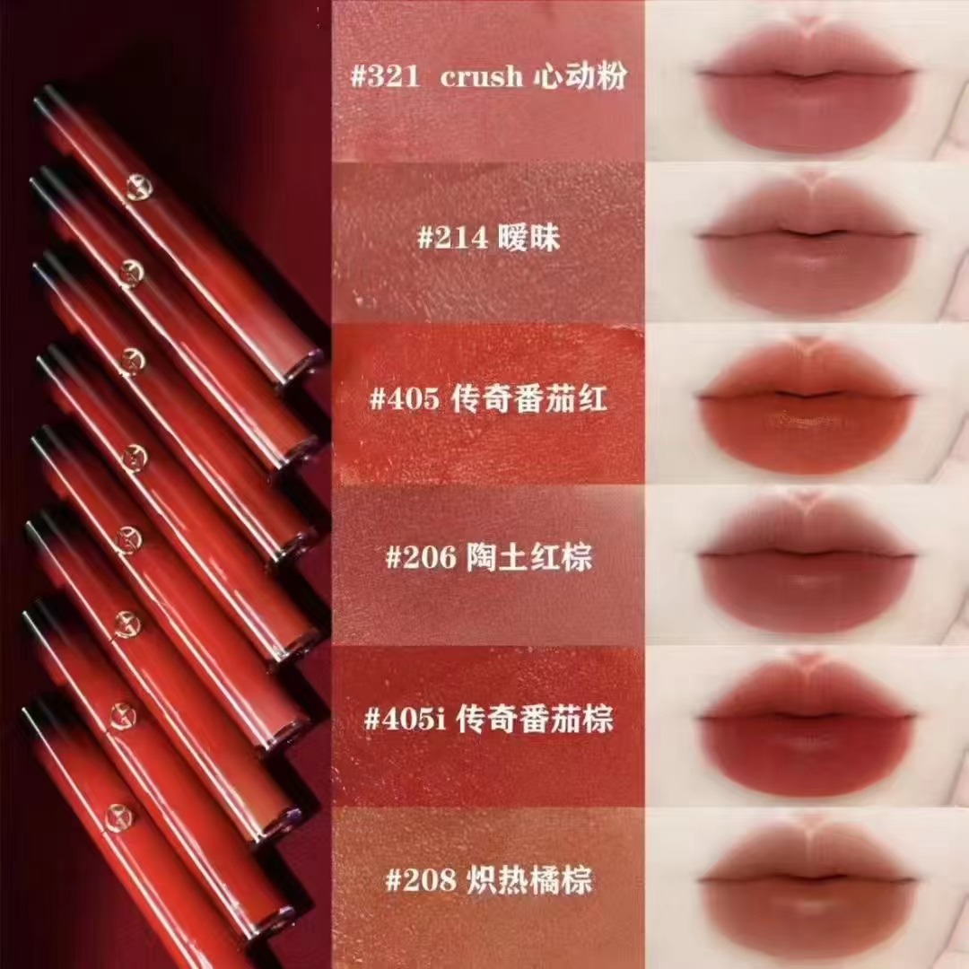 22! (Nota al hacer pedido: Lápiz labial líquido Armani Gradient + número de tono) Lápiz labial líquido Armani Red Tube …