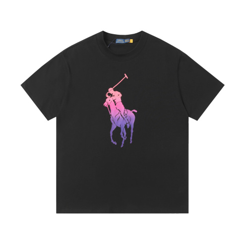 Ralph Lauren Classic Gradient Print Short Sleeve Tee - Soft Cotton, Relaxed Fit 1 Ralph Lauren Classic Gradient Print Short Sleeve Tee – Soft Cotton, Relaxed Fit