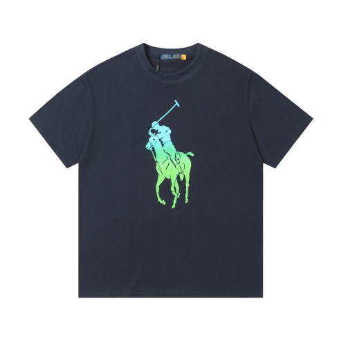Ralph Lauren Gradient Print Tee - Classic Crew Neck, Relaxed Fit, Premium Cotton 1 Ralph Lauren Gradient Print Tee – Classic Crew Neck, Relaxed Fit, Premium Cotton