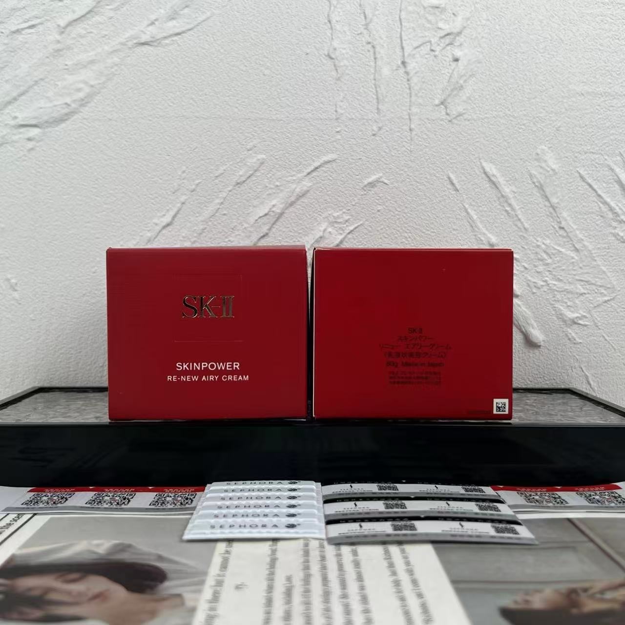 ¡55! (Nota al hacer el pedido: Crema facial SK versión Mingtong ligera) Crema facial SK versión Mingtong 25 80g ligera …