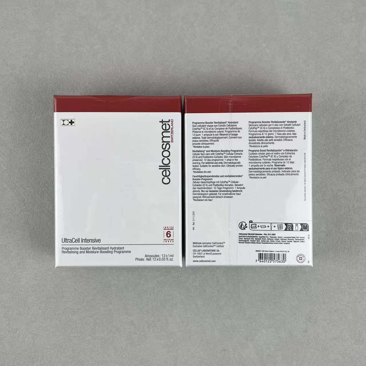 55！（下单备注：瑞妍羊胎素精华套盒） 最新版瑞士瑞妍羊胎素 密集修护活力精纯液盒装到货，配滴管.说明书.中文标.内含1*12ml，打6盒，件72[烟花][烟花]