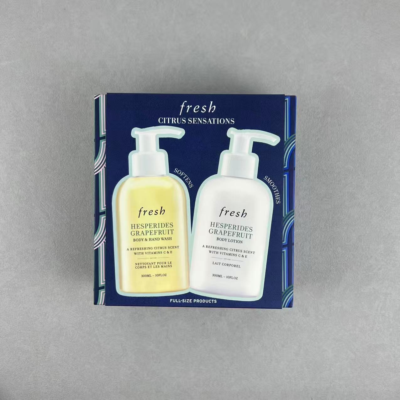 55! (Nota del pedido: Set de cuidado y lavado Fresh de dos piezas) Nuevo set de cuidado y lavado Fresh de toronja, loci…