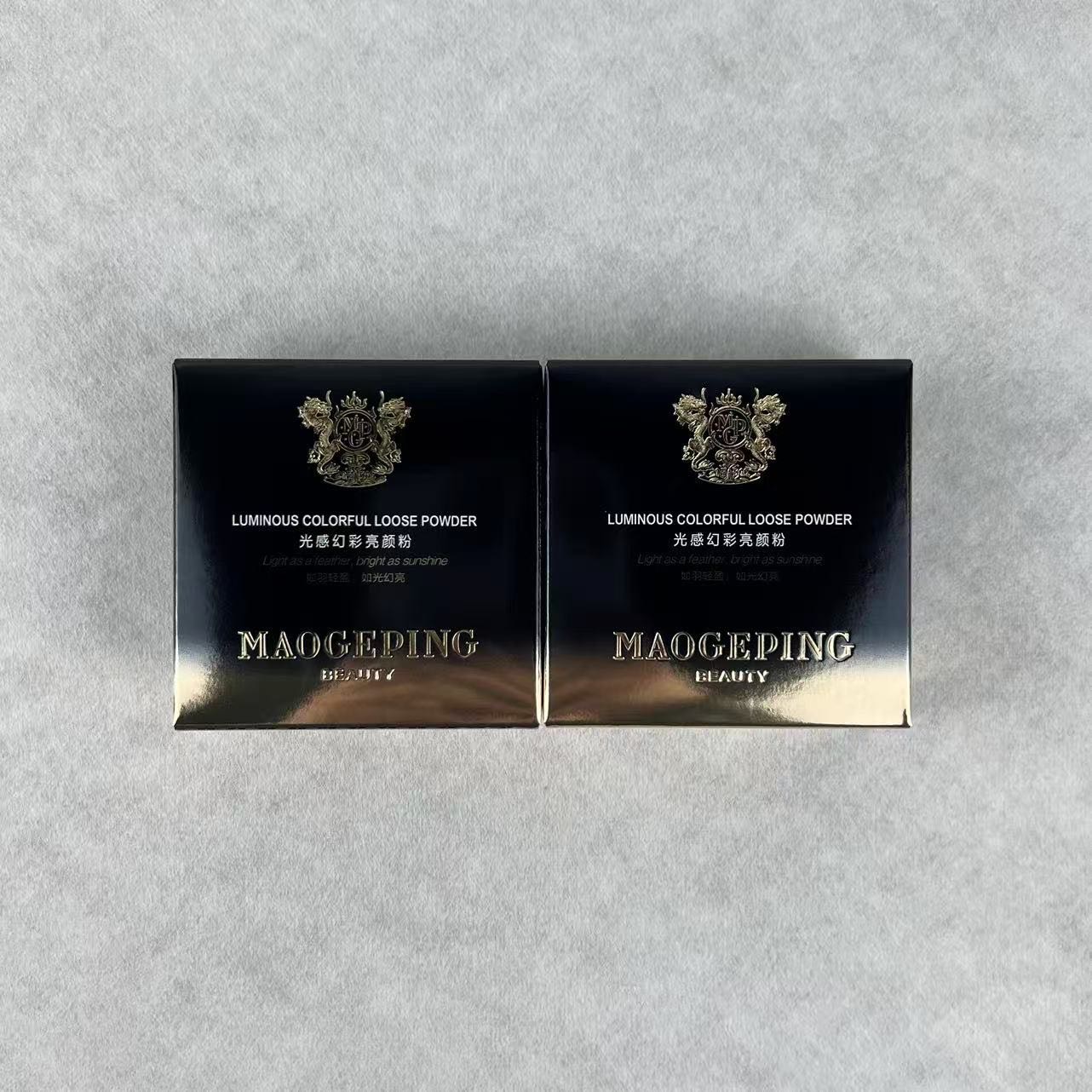 60. Polvo suelto de dos tonos MAOGEPING 6.5g 🔜 ¡Alta calidad! 2️⃣ tonos: 801#, 802#. 【Nuevo producto】 Polvo suelto de …
