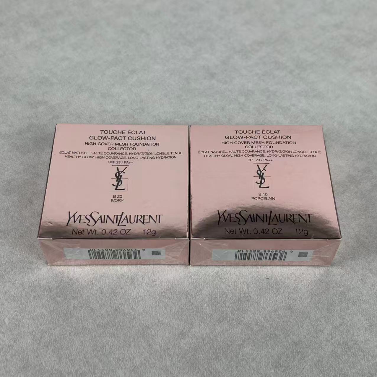 42！（下单备注：圣罗兰星辰气垫+色号） 圣罗兰粉色星辰气垫12g！色号：B10，B20。