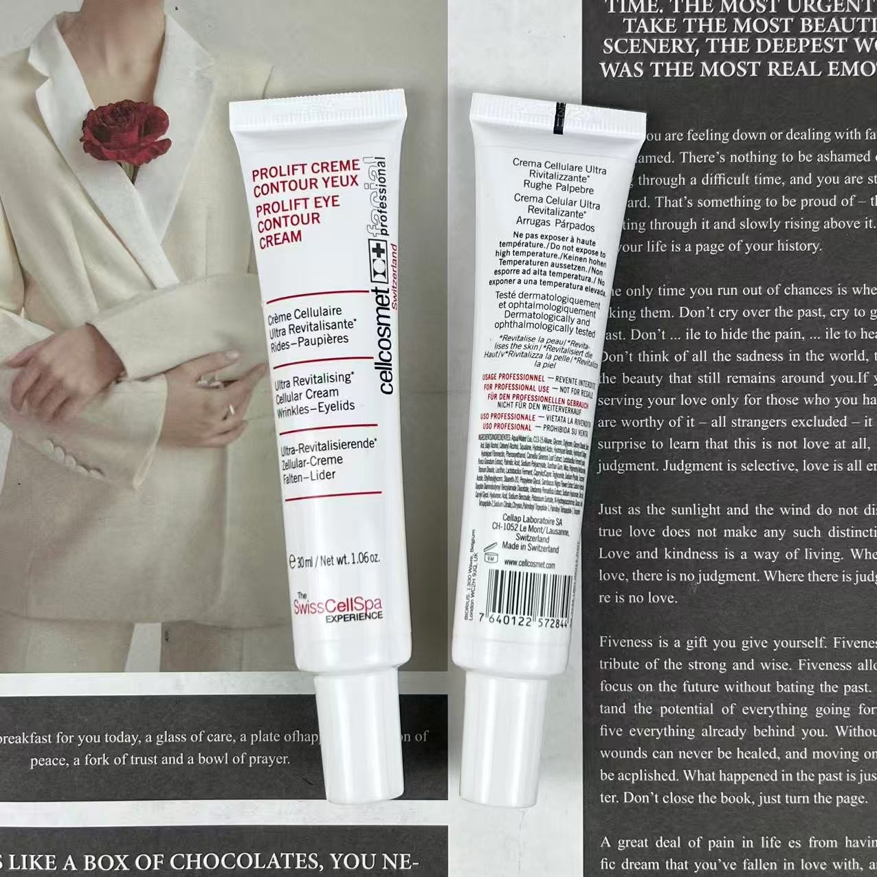 Crema para ojos Valmont de uso profesional 30ml！