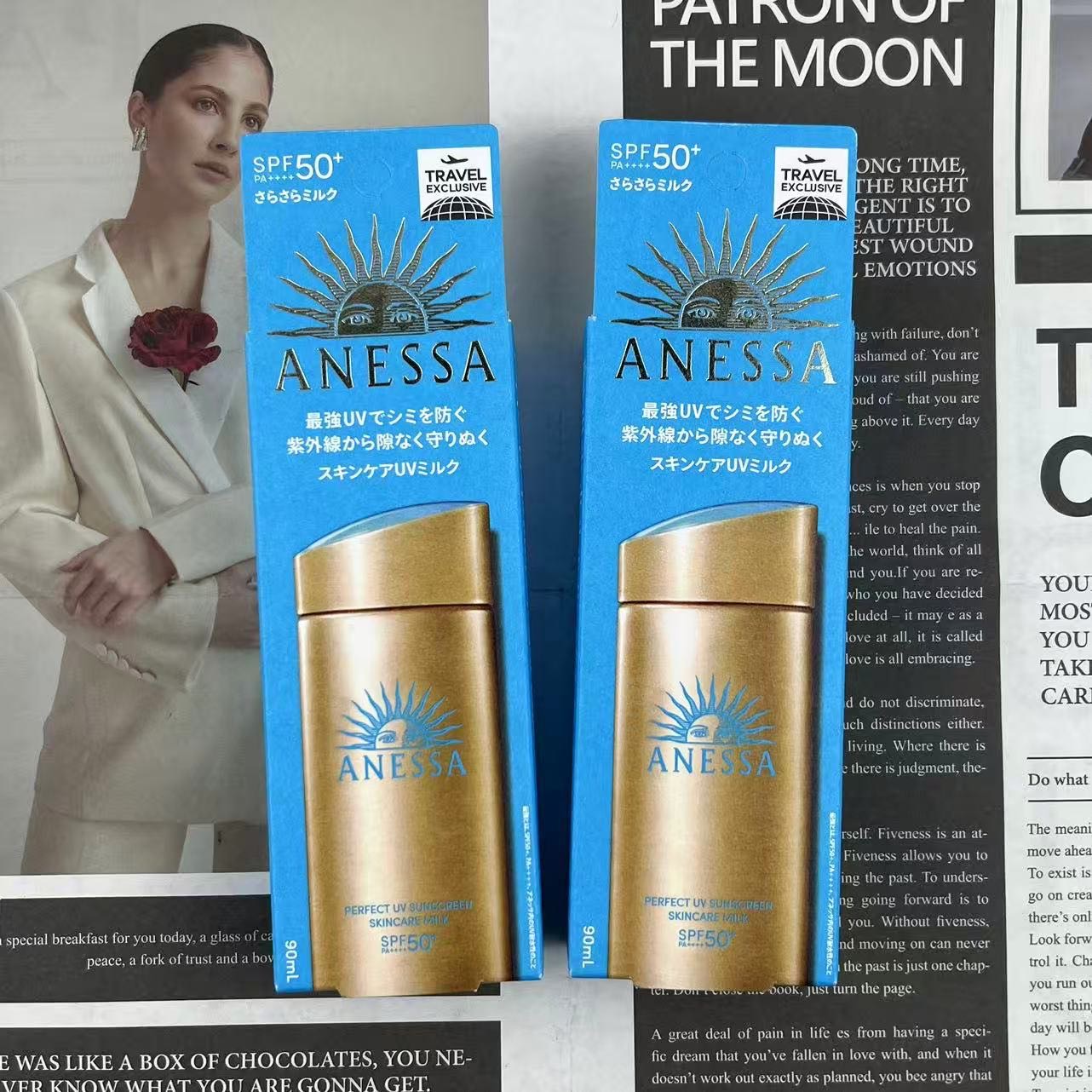 ¡26! (Nota del pedido: nueva versión de Anessa 90ml en caja) Protector solar Anessa 90ml / versión local, el contenido …
