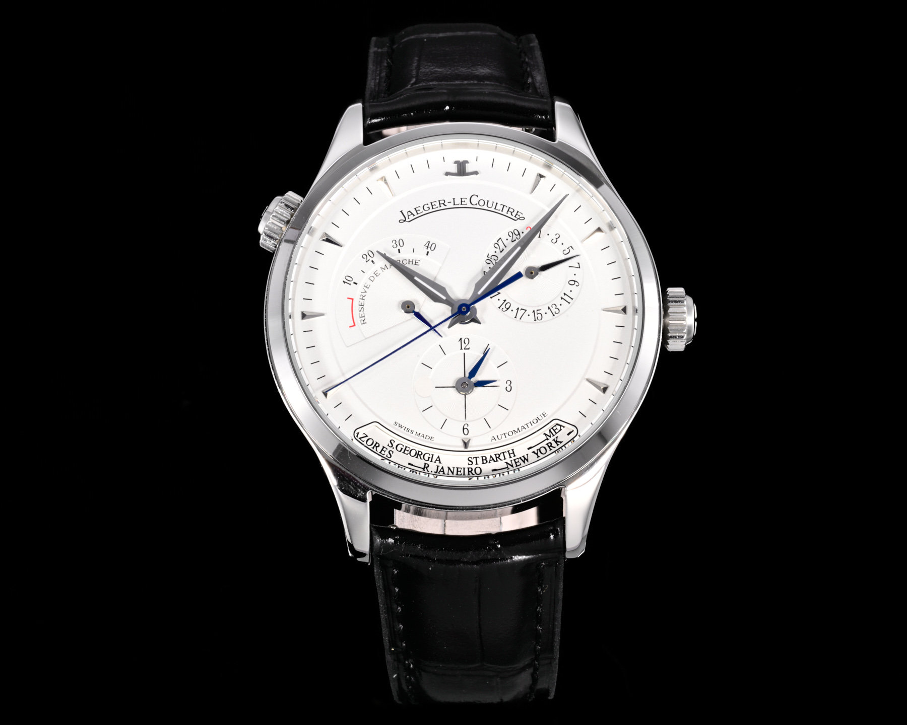 NO:741688,Produced by V+ Factory [Highest version on the market] JL Jaeger-LeCoultre. Big names all call it ugly. In fact, it is given high praise. In terms of taste and appearance, it has a decisive position in the watch industry. No matter how you wear it, you will always have a long face. It shows your taste in many ways. Master Geographer Master Series Q1428421 Newly upgraded replica version. Multi-function watch. Upgraded Cal.939A movement. The polishing effect is closer to the original. Upgraded axis. The automatic rotor is rose gold edge. The text lines are clear.  Functional date display, dual time zone, power reserve display, 316L stainless steel, 42mm diameter, original folding buckle!  V+ Factory’s ingenious work is worth owning!  ,,jaeger-lecoultre19860909V+ Factory出品【市场最高版本】JL积家 各路大咖都叫它大丑 其实赋予的是极高赞美 论品味与外观 在钟表界有着举足轻重的地位 戴出去怎么都是长脸 各种彰显品味 Master 地理学家大师系列 Q1428421 复刻版全新升级 多功能腕表 升级Cal.939A机芯 打磨效果更近原装 升级轴 自动陀为玫金边 字面纹路清晰 功能日期显示 双时区 动力储备显示 316L精钢 直径42mm 原装折叠扣！V+ Factory匠心之作 值得你拥有！,,jaeger-lecoultre,Watch