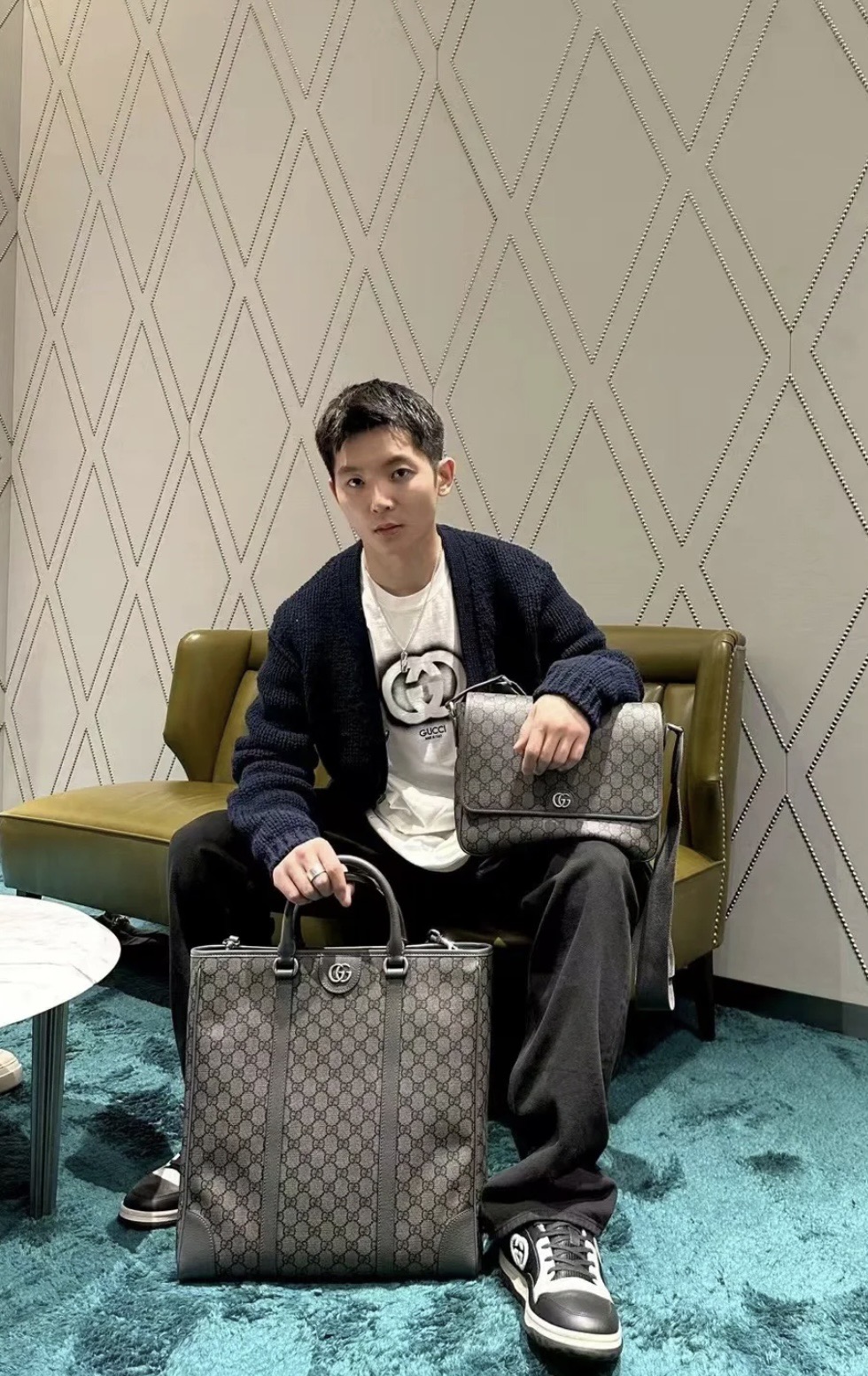 24 new products gucci Ophidia series GG tote briefcase