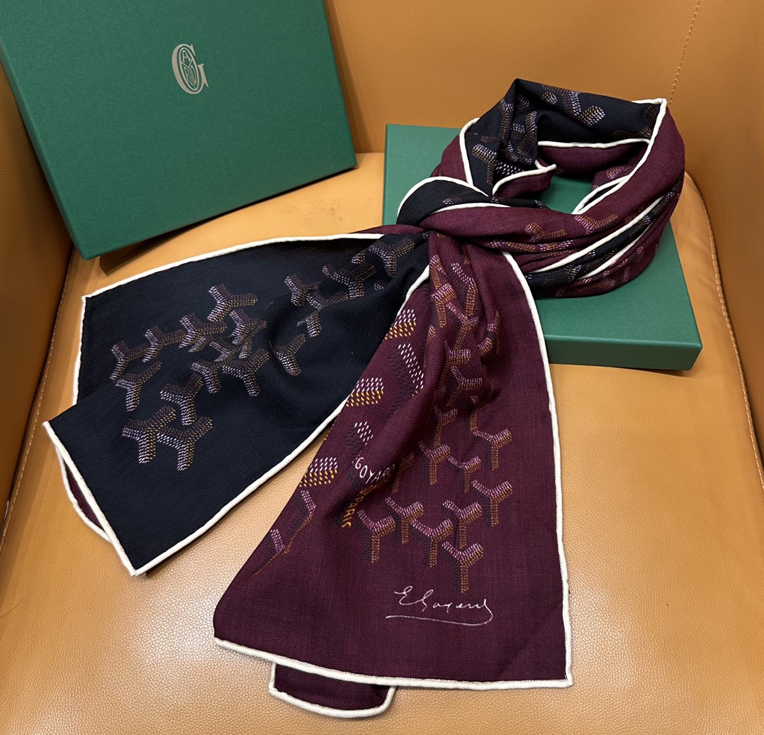 【戈雅】新品 【双层双面两色丝绒长巾 】春季 随意切换造型 小巧又不失优雅的款式 高级时尚又不会过于张扬