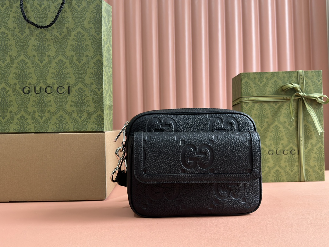 Gucci Ophidia Black GG Supreme 23cm crossbody everyday