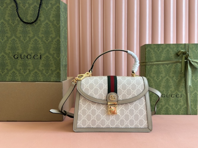 Gucci Orphidia Top Handle Bag GG Supreme Canvas with Web Stripe 1 Gucci Orphidia Top Handle Bag GG Supreme Canvas with Web Stripe