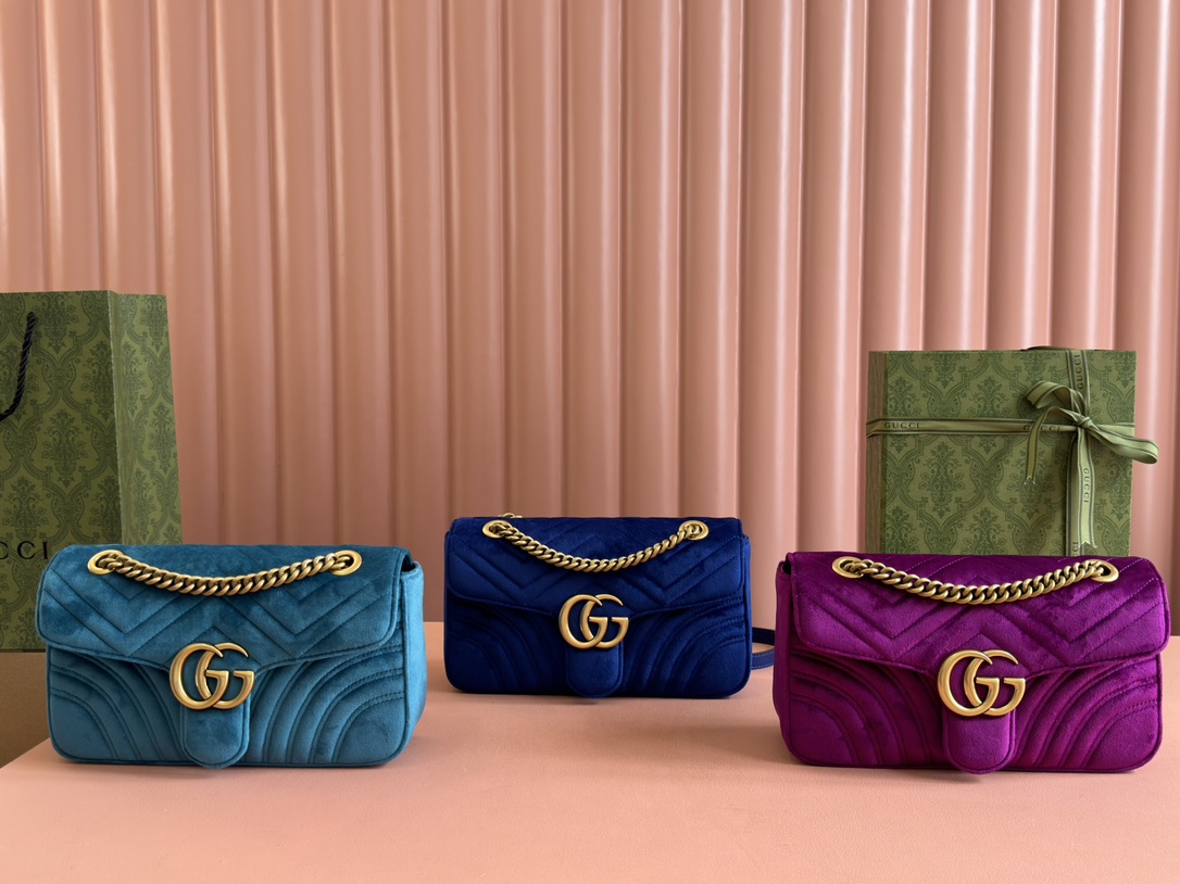 Gucci GG Marmont series 443497 velvet