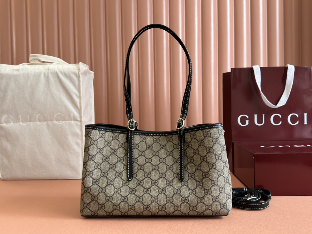 Gucci Ophidia GG Supreme Beige Ebony tote everyday