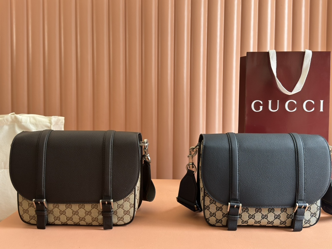 Gucci 24 new stylesGG crossbody bag Brown leather/original leather. Officially on sale 794872, 795213