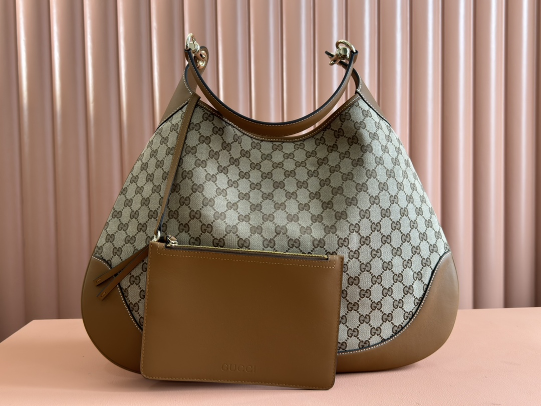 Gucci GG Body double lock medium shoulder bag 815924.