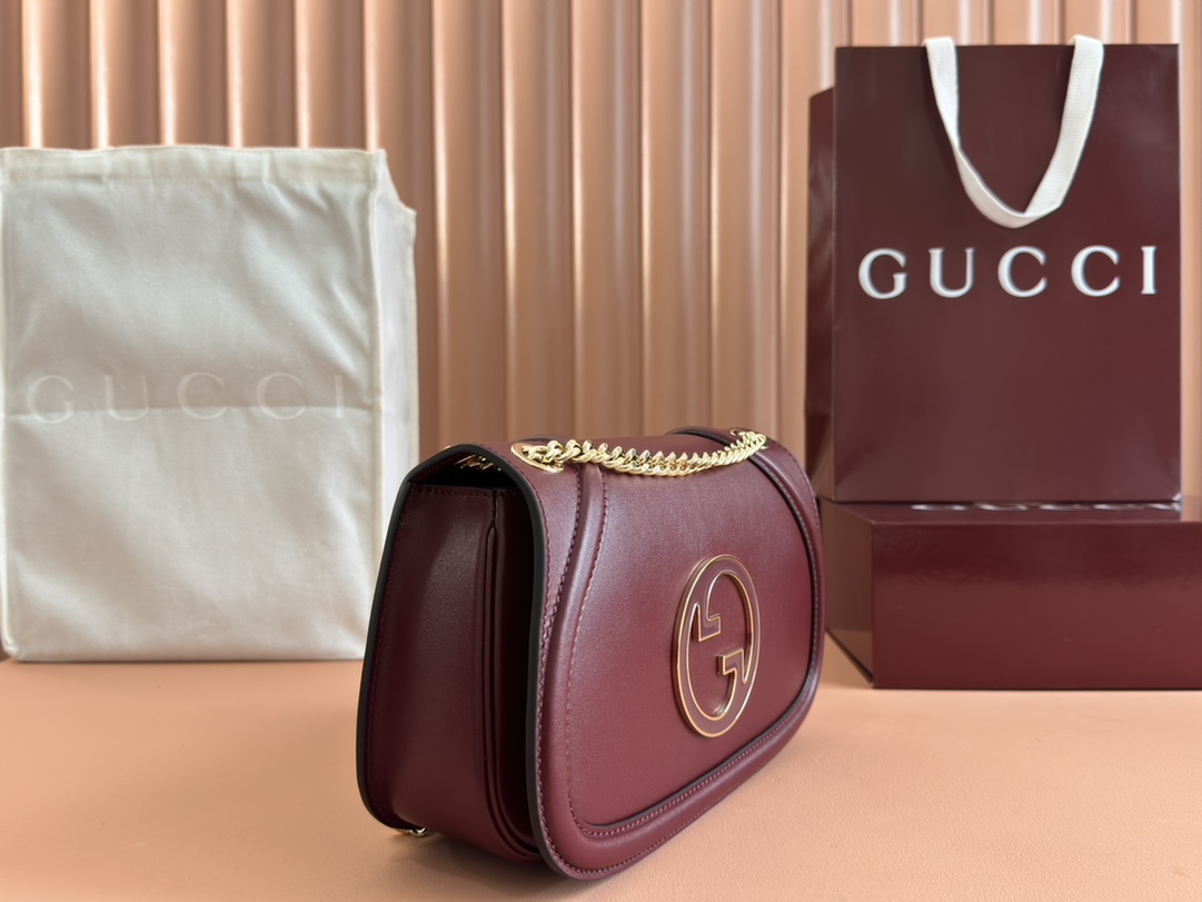 Gucci Blondie Burgundy shoulder everyday