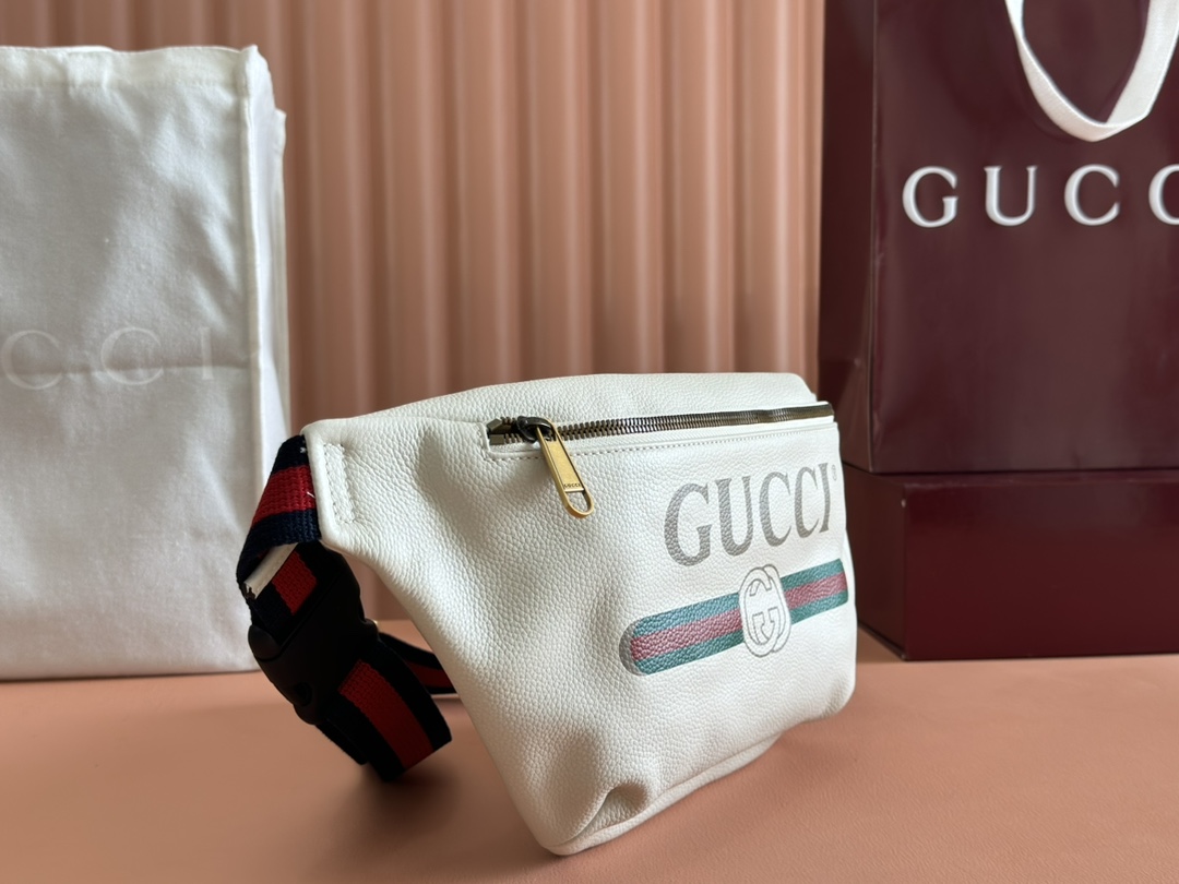 Gucci 493869 White 28 18 8cm everyday