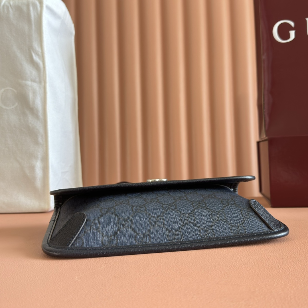 Gucci Ophidia GG GG Supreme navy crossbody