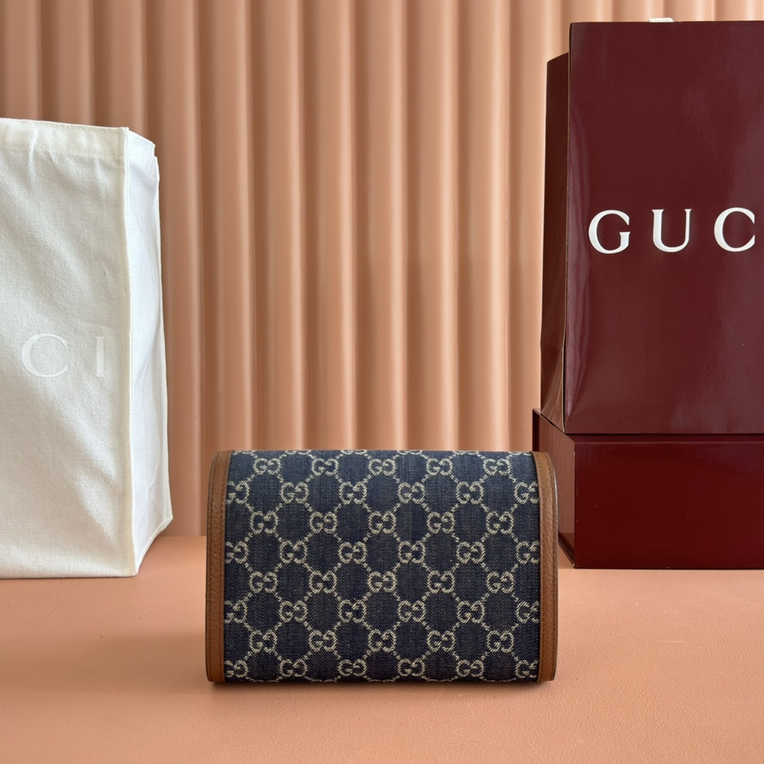 Gucci Dionysus Blue GG Supreme canvas with brown leather trim 20x13 5x4cm shoulder everyday