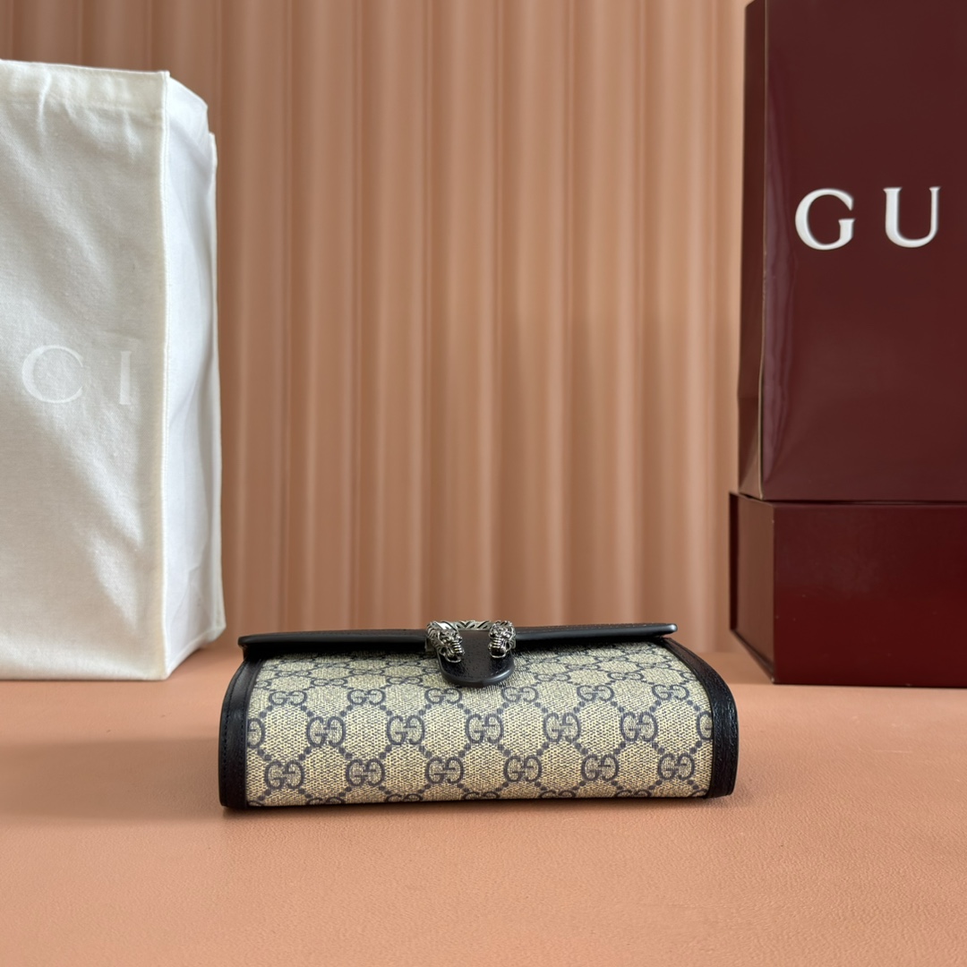 Gucci Dionysus GG Supreme beige black 20 13 5 4cm crossbody everyday