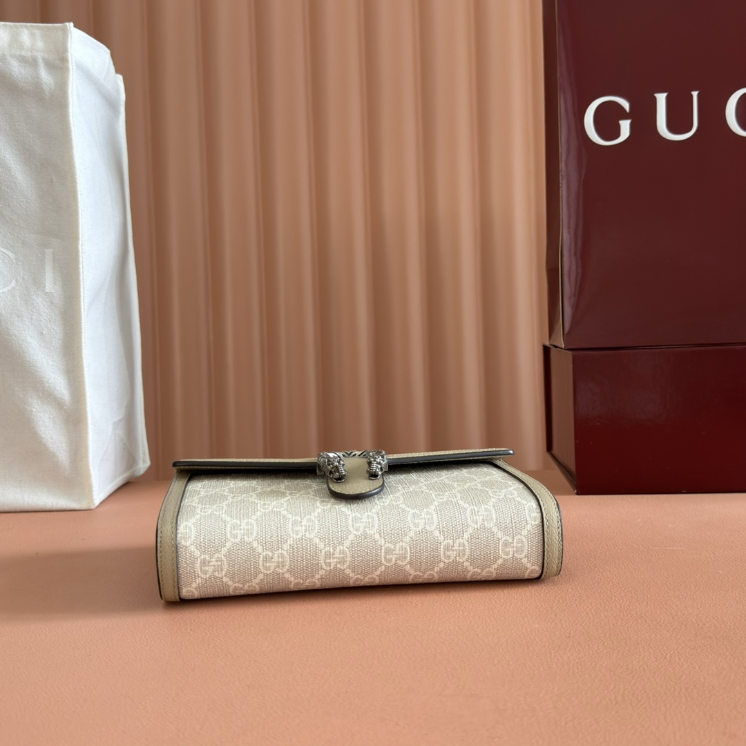 Gucci Dionysus Beige GG Supreme canvas 20x13 5x4cm shoulder everyday