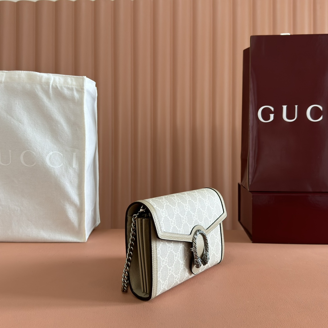 Gucci Dionysus Beige GG Supreme canvas 20x13 5x4cm shoulder everyday