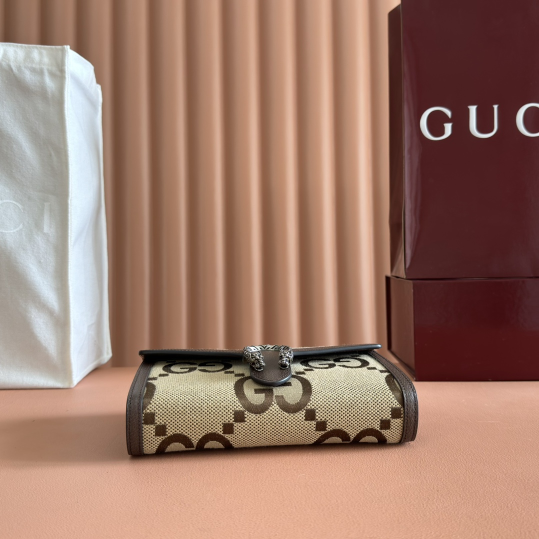 Gucci 401231 GG Supreme beige brown 20 13 5 4cm crossbody everyday