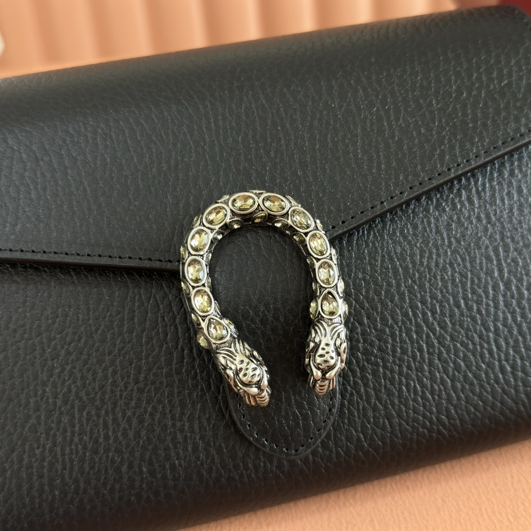 Gucci Dionysus Black 20 13 5 4cm shoulder everyday