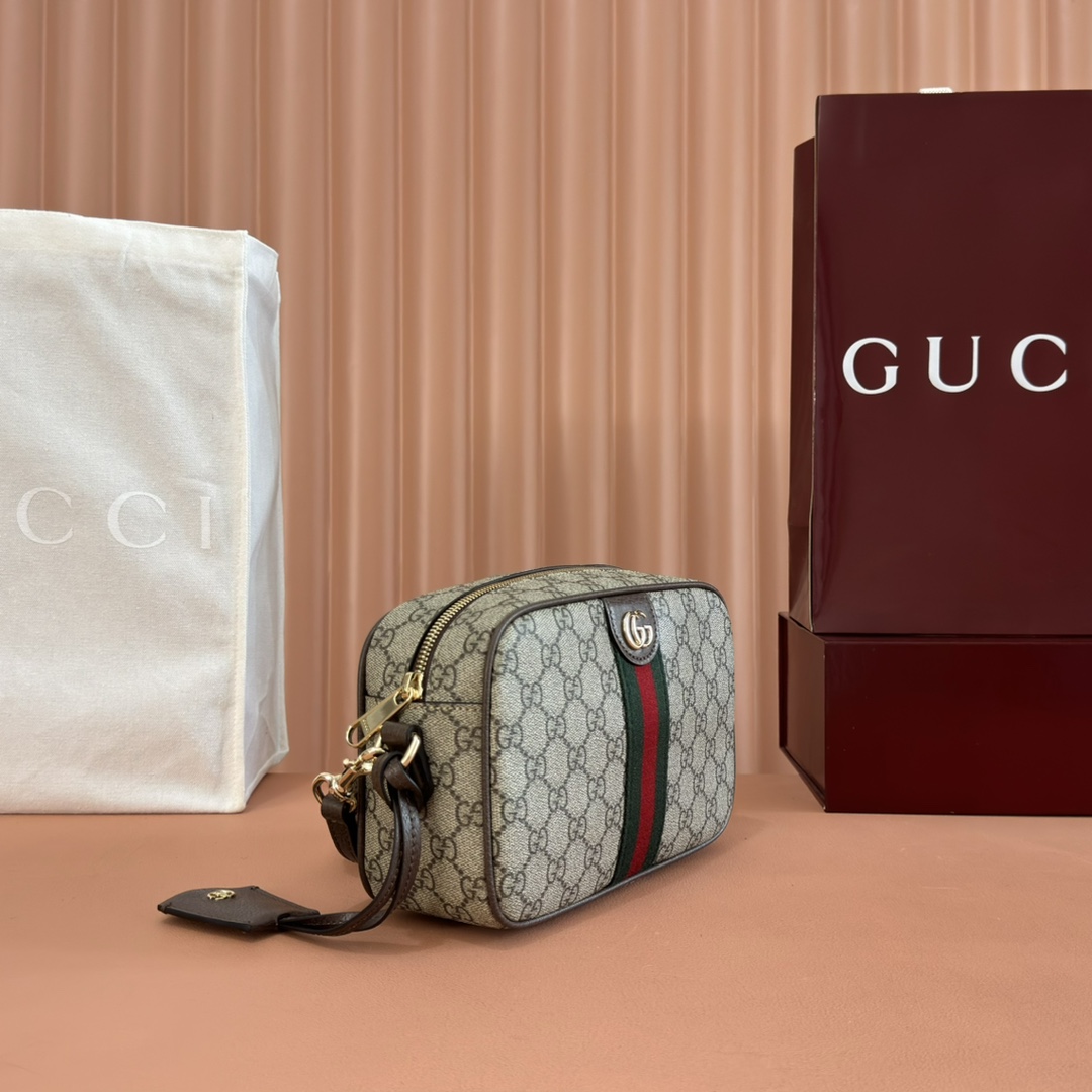 Gucci Ophidia Beige Ebony GG Supreme crossbody everyday