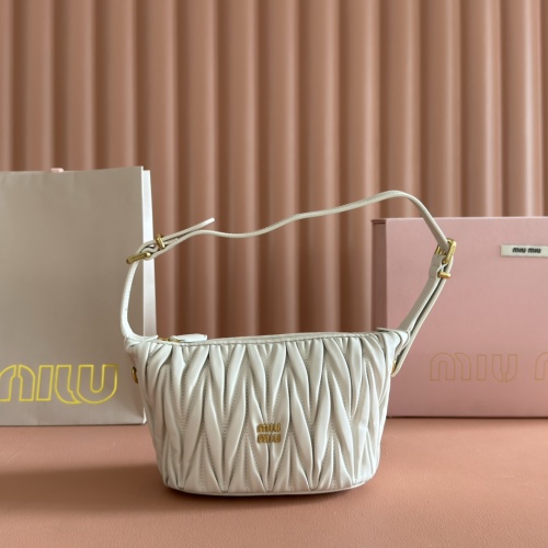 Miu Miu Matelassé Nappa Leather Mini Pouch with Handle - Chic & Functional 6 Miu Miu Matelassé Nappa Leather Mini Pouch with Handle - Chic & Functional