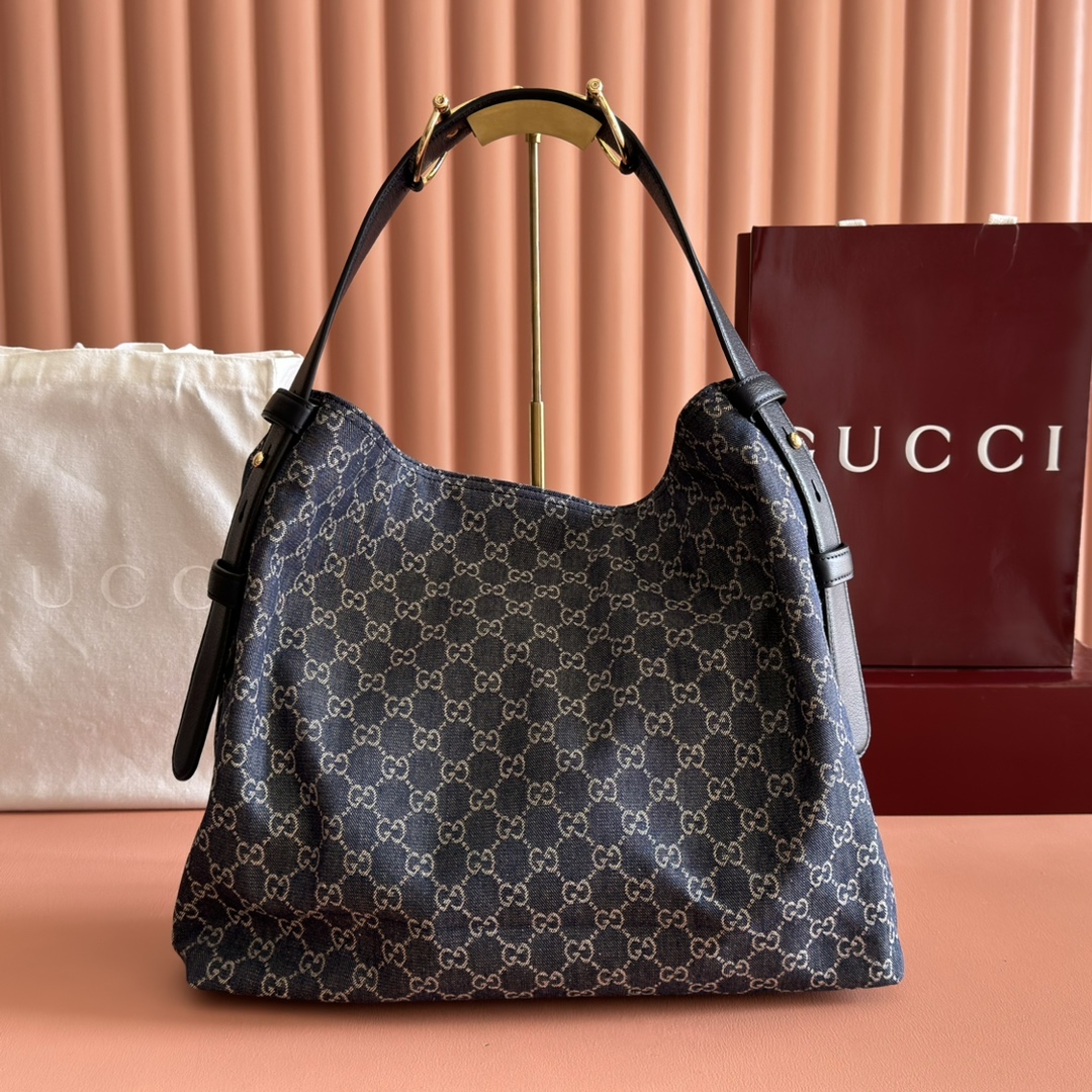 Gucci Beatrix Blue GG denim everyday
