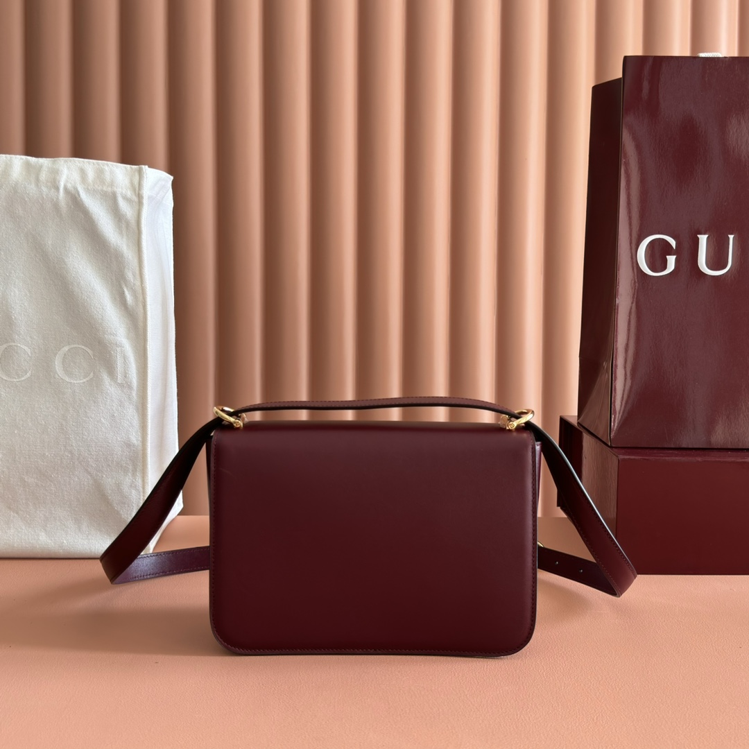Gucci Siena Burgundy shoulder everyday