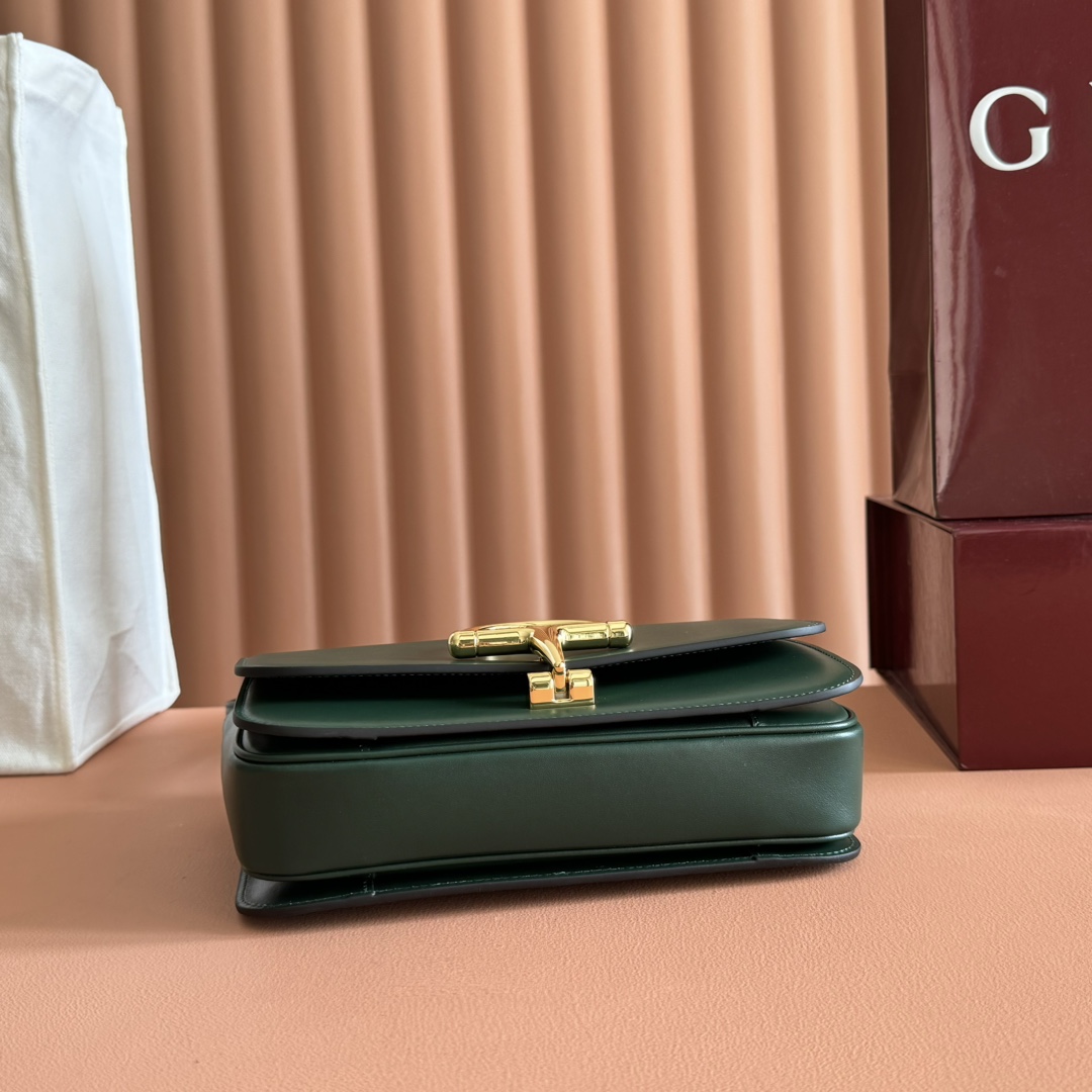 Gucci 1955 Horsebit Dark Green shoulder everyday
