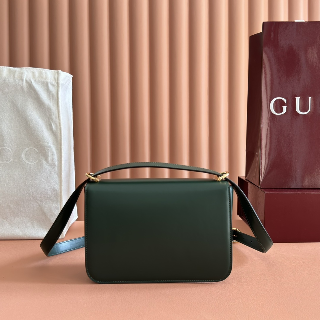 Gucci 1955 Horsebit Dark Green shoulder everyday