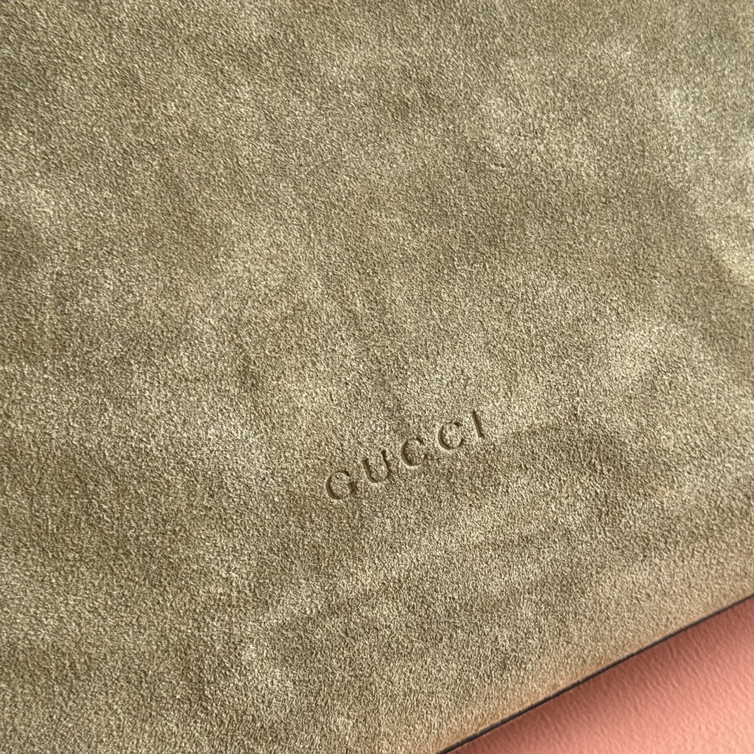 Gucci Beatrix Olive Green Suede shoulder everyday