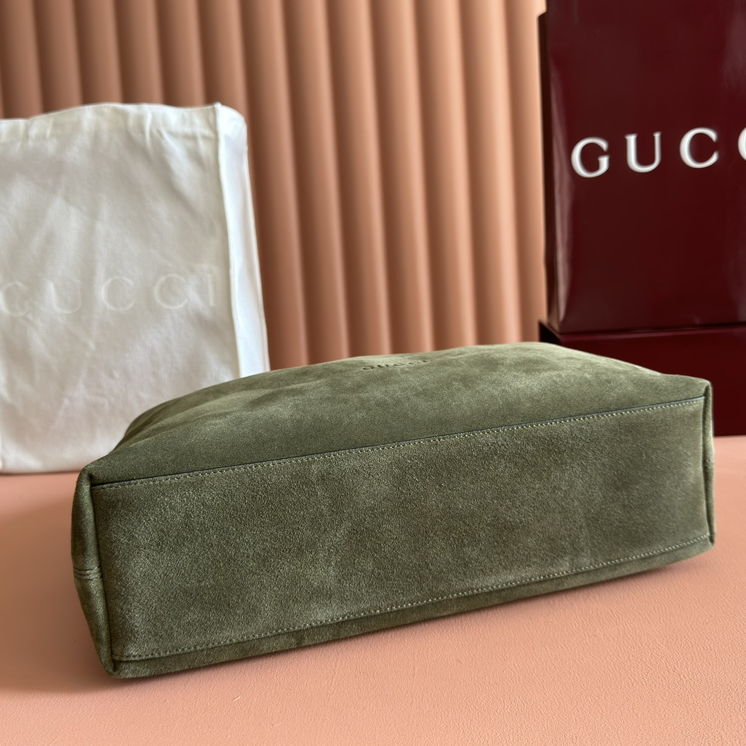 Gucci Beatrix Olive suede shoulder everyday