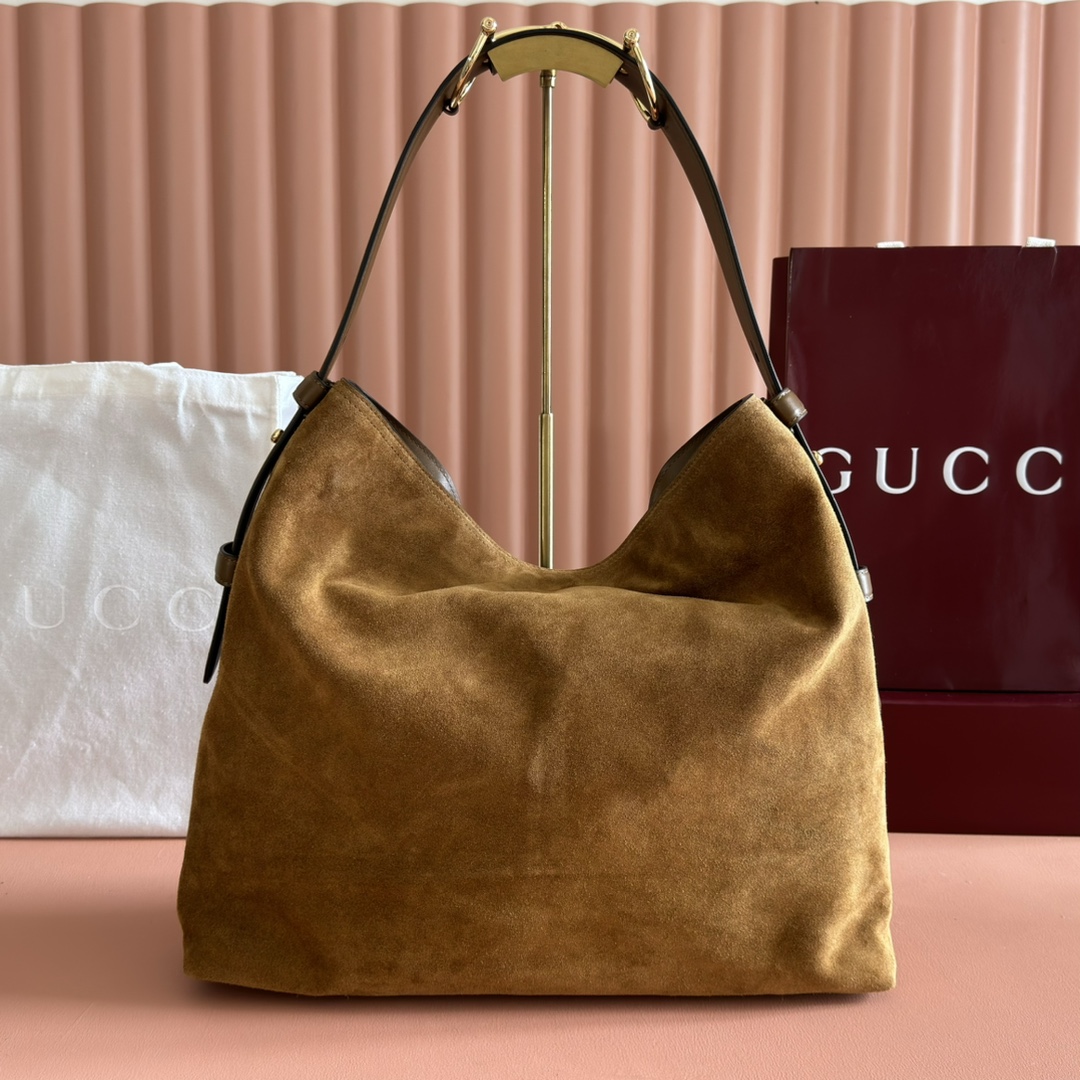 Gucci Beatrix Brown suede shoulder everyday