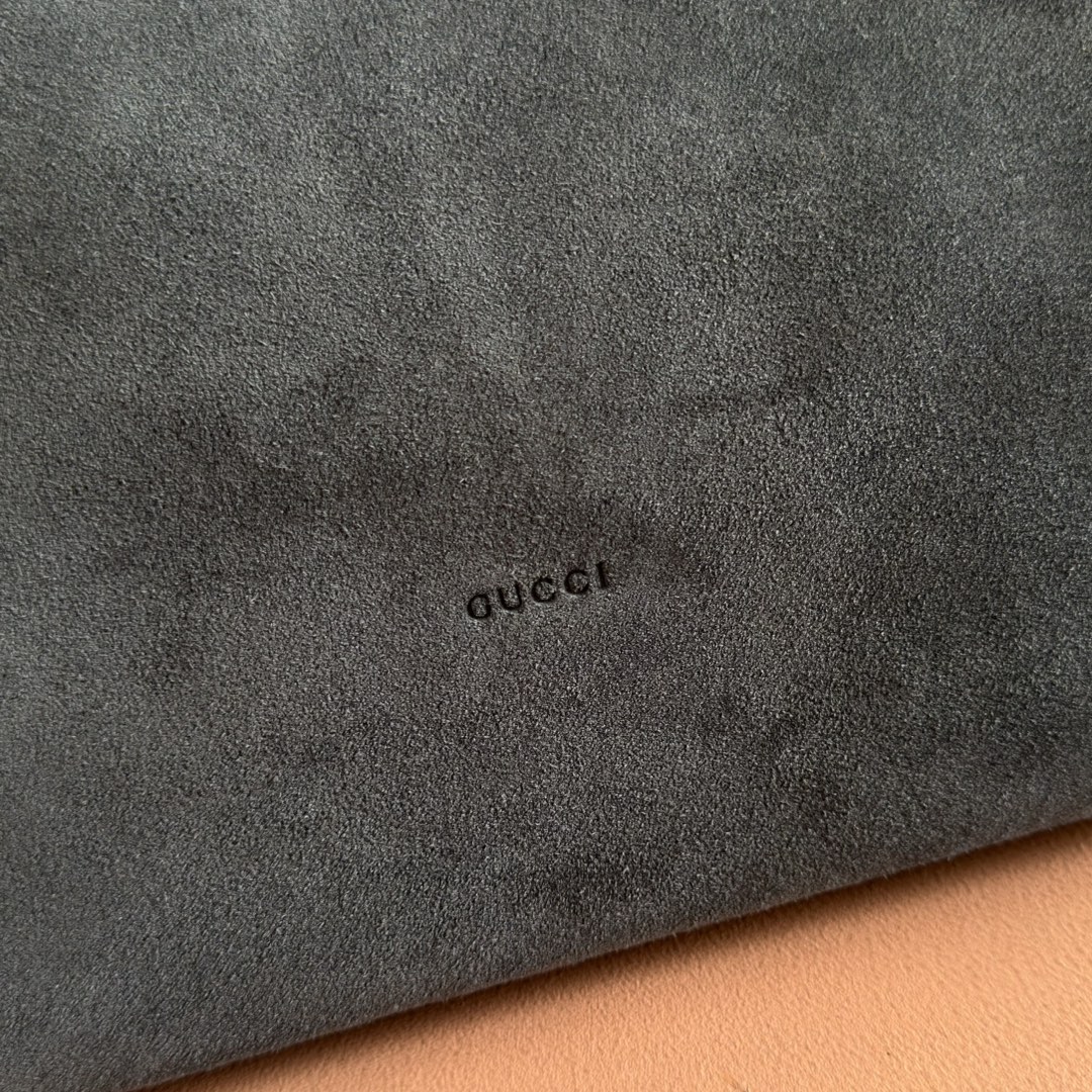 Gucci Beatrix Gray suede shoulder everyday