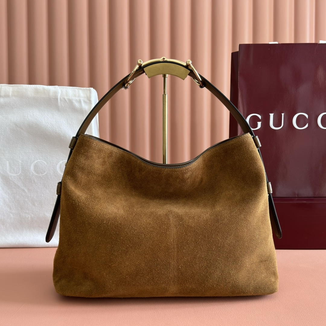 Gucci Beatrix Brown suede shoulder everyday