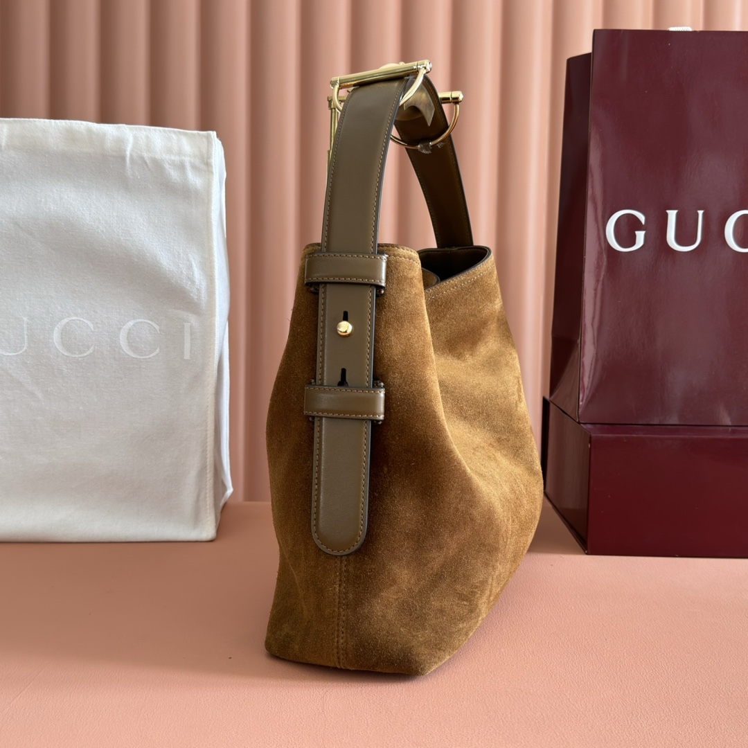 Gucci Beatrix Brown suede shoulder everyday