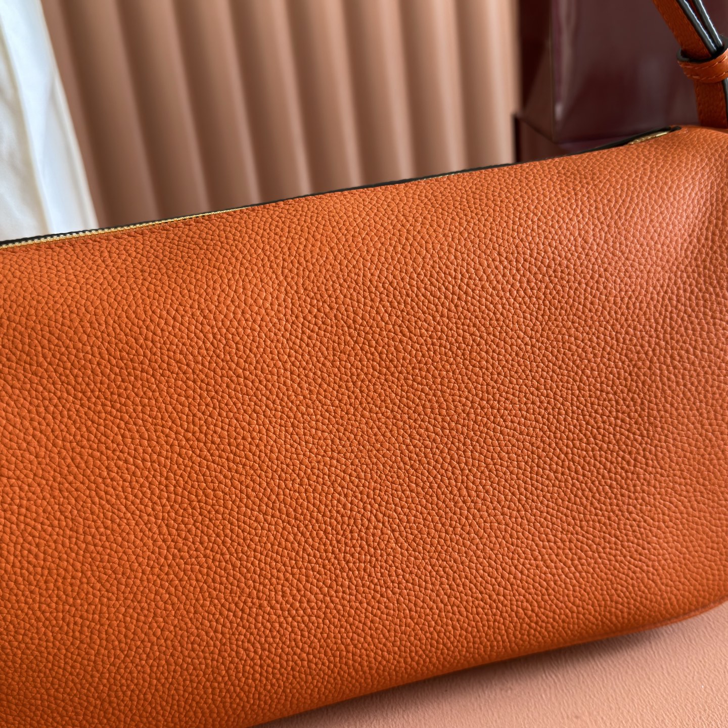 Gucci Half Horsebit Orange leather shoulder everyday