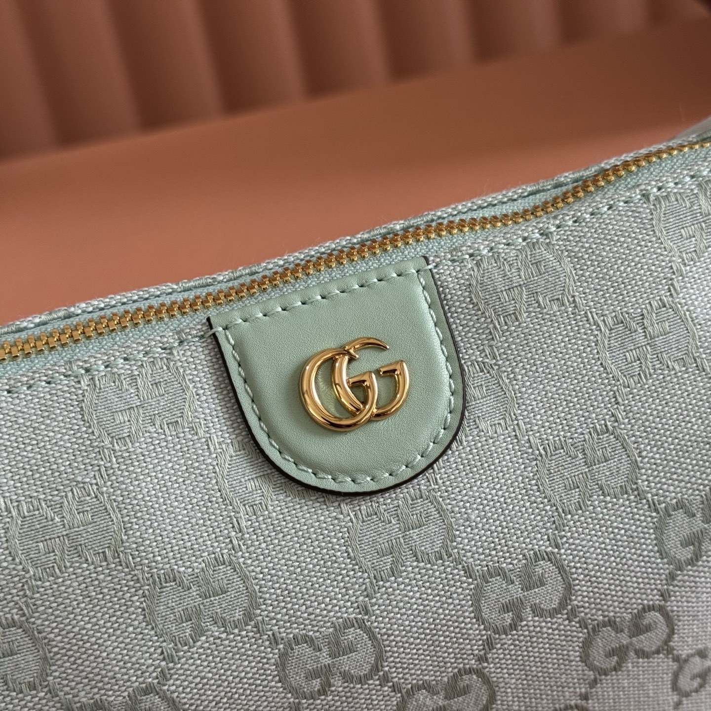 Gucci Light blue GG canvas shoulder everyday
