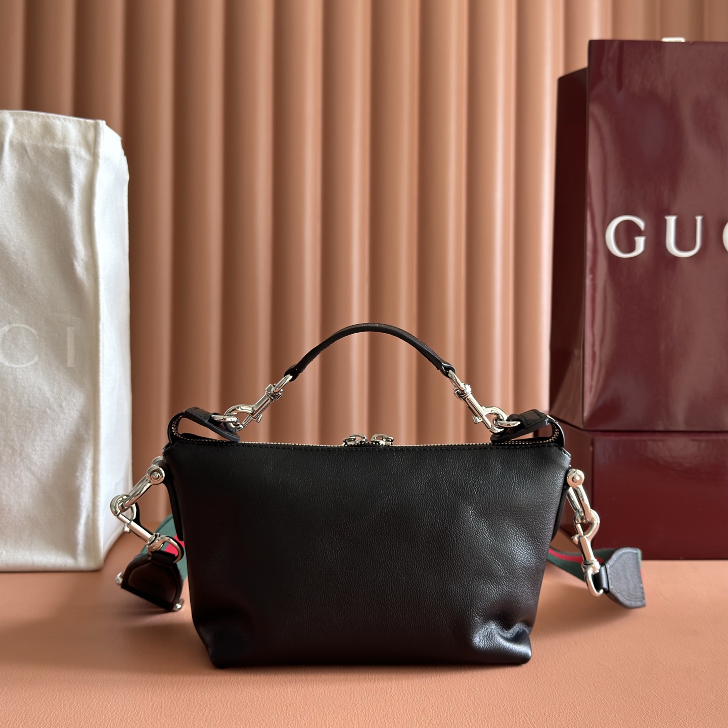 Gucci Brera Black leather shoulder everyday